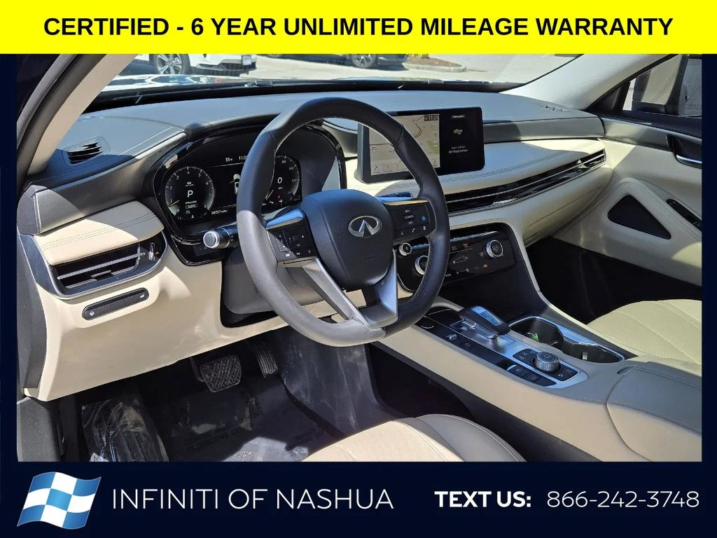 Certified Used 2023 Blue INFINITI LUXE image 3