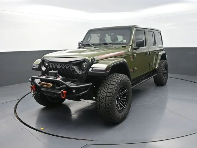 Used 2021 Green Jeep Unlimited Rubicon image 6