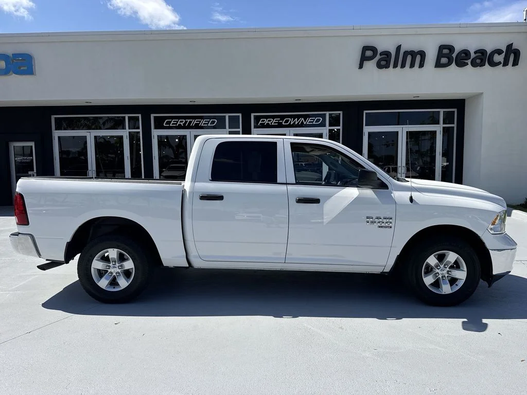 Used 2022 Bright White Clearcoat Ram SLT image 5