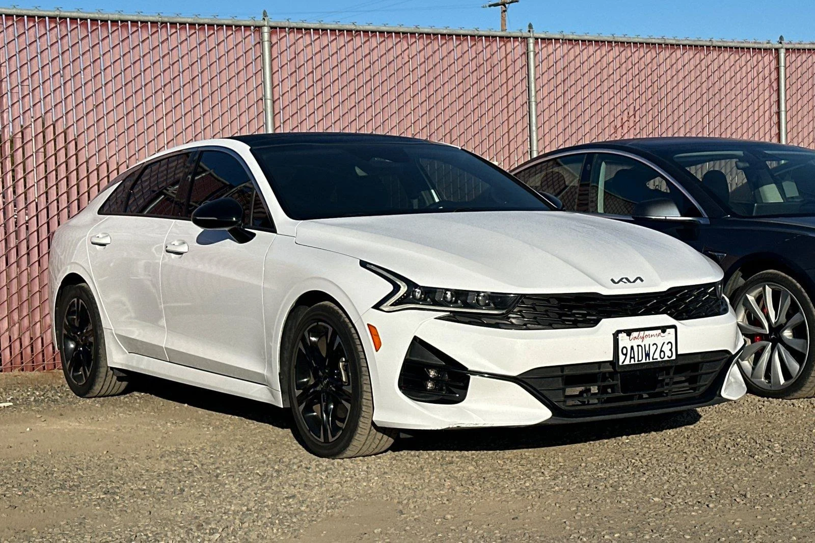 Used 2022 Glacial White Pearl Kia GT-Line image 2