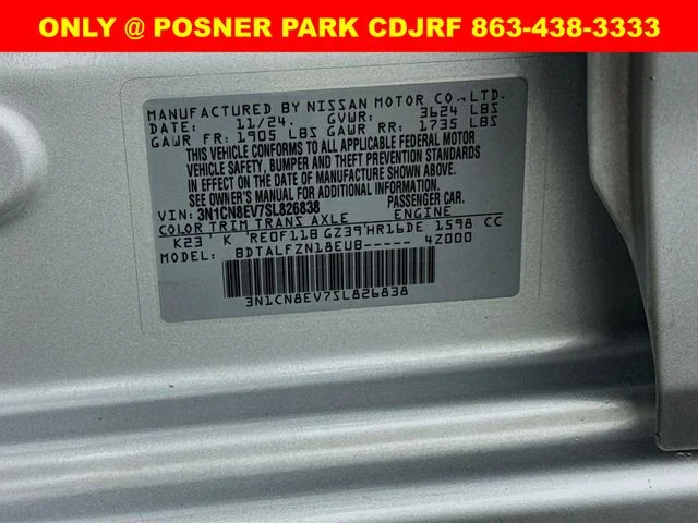 Used 2025 Silver Nissan 1.6 SV image 29