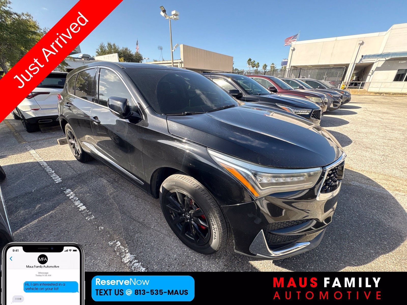 Used 2021 Majestic Black Pearl Acura Base image 1