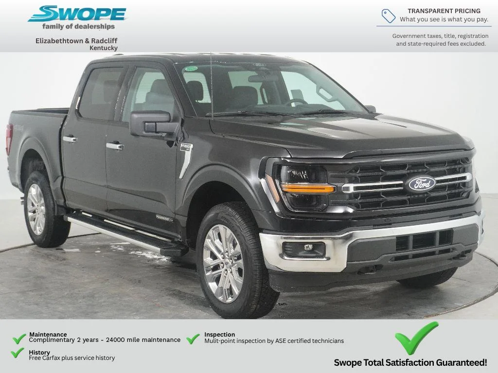 New 2026 Agate Black Metallic Ford XLT image 1