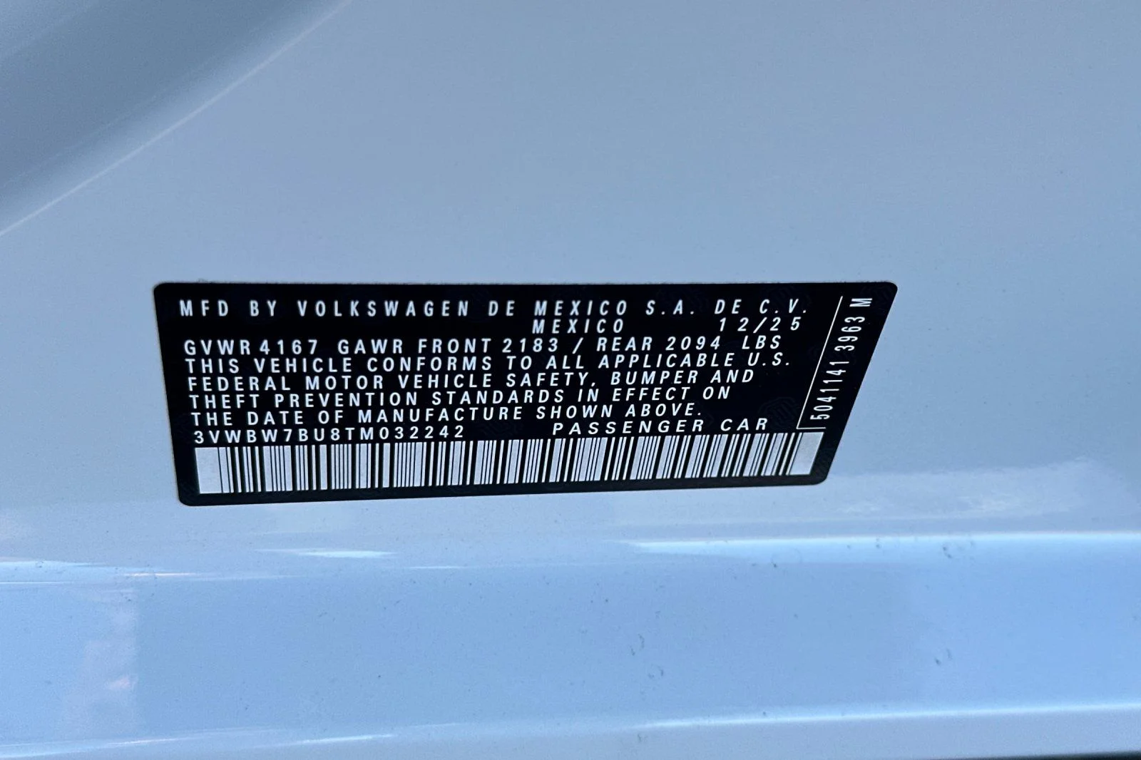 New 2026 White Volkswagen 1.5T Sport image 23