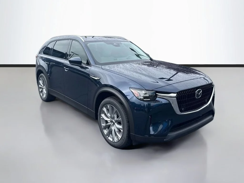 New 2026 Deep Crystal Blue Mica Mazda 3.3 Turbo Preferred AWD image 1