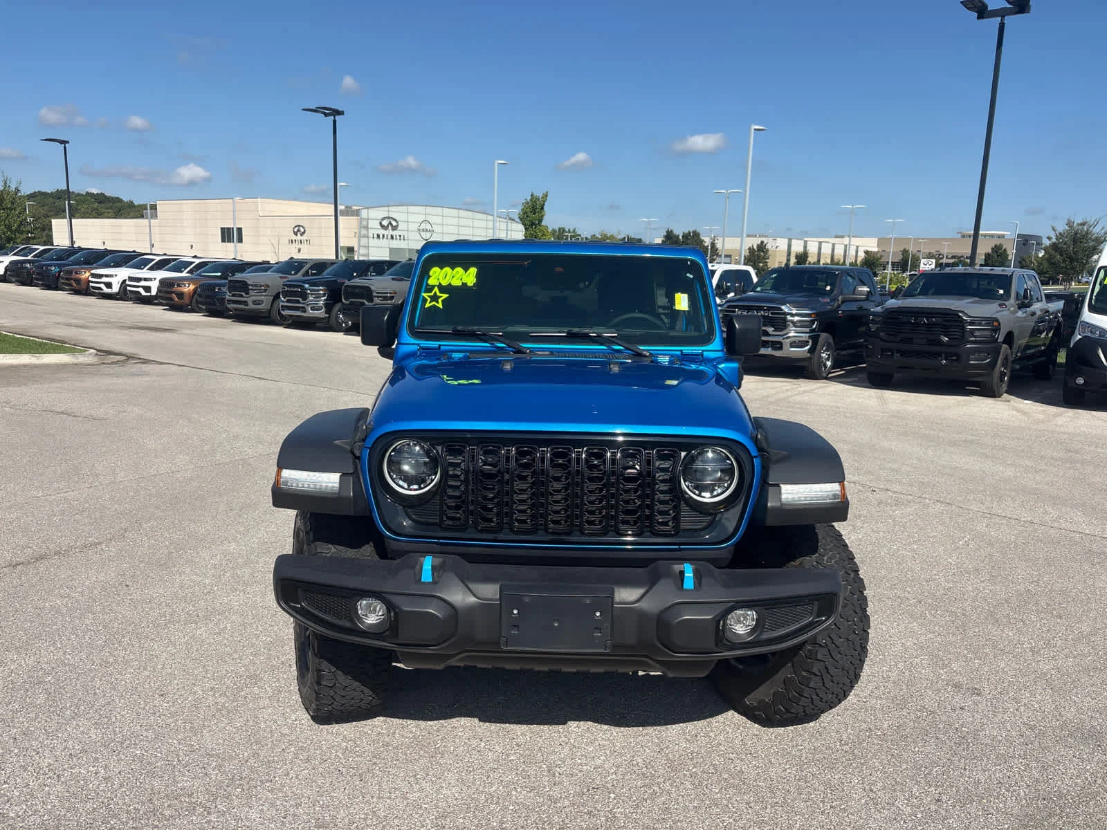 Used 2024 Hydro Blue Pearlcoat Jeep Willys image 4