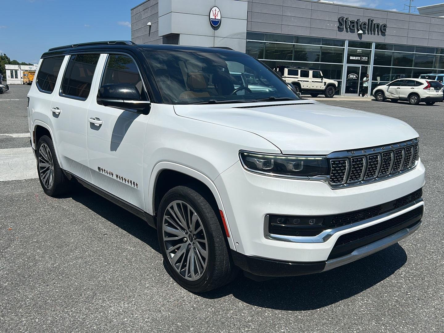 Used 2023 Bright White Clearcoat Jeep Series III image 7