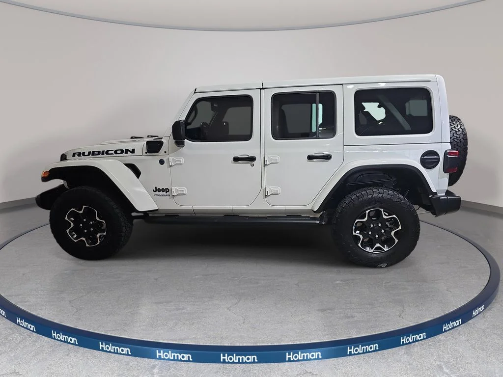 Used 2021 White Jeep Unlimited Rubicon 4xe image 9