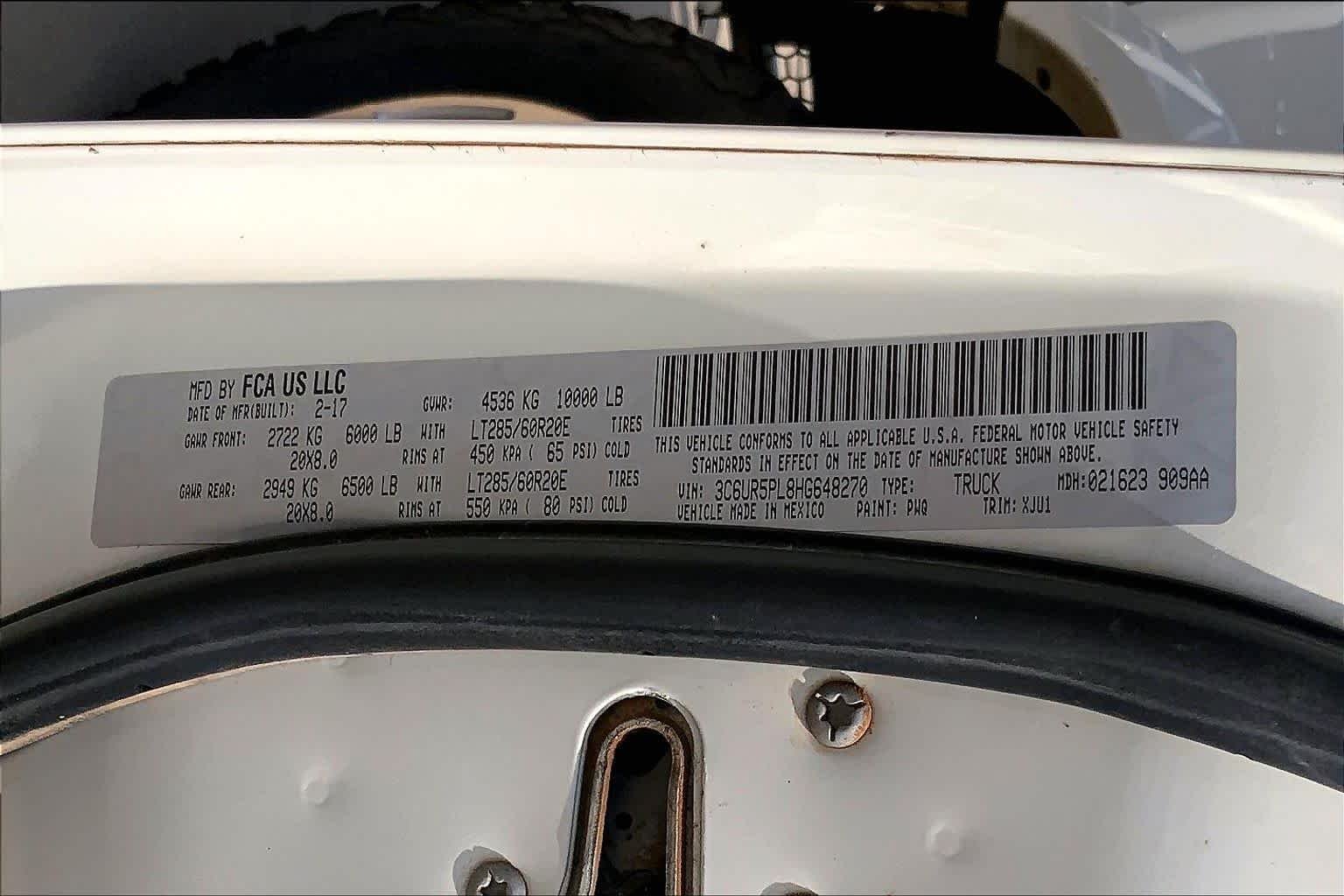 Used 2017 Pearl White Ram Longhorn image 33