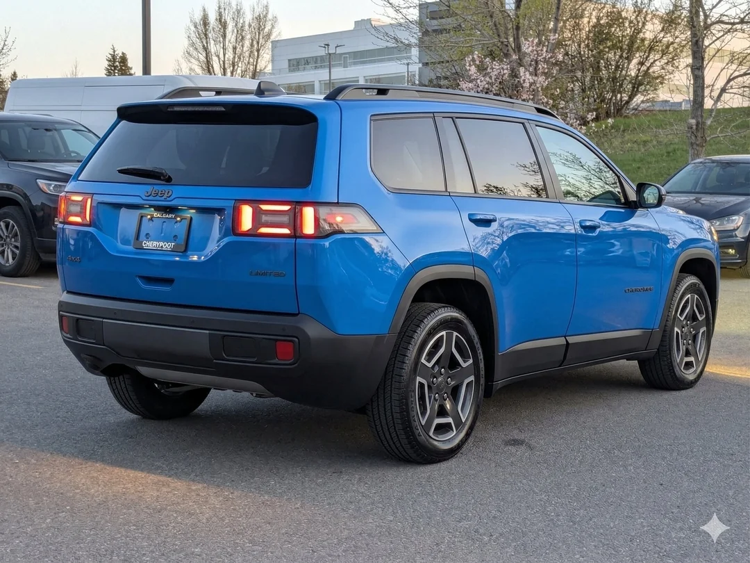 New 2026 Blue Jeep Limited - - 4x4 - Tech Group - Panoramic Sunroof - Trailer Tow - Remote Start & More! image 8