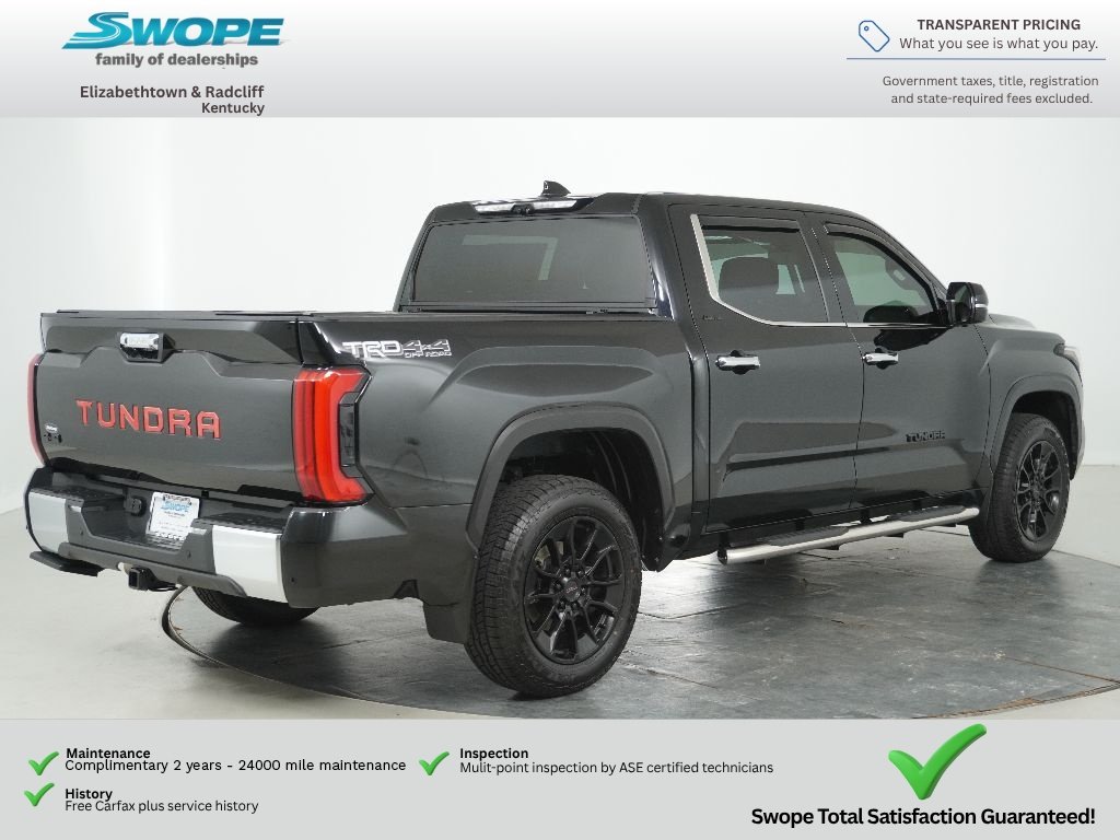 Used 2023 Midnight Black Metallic Toyota Limited image 3
