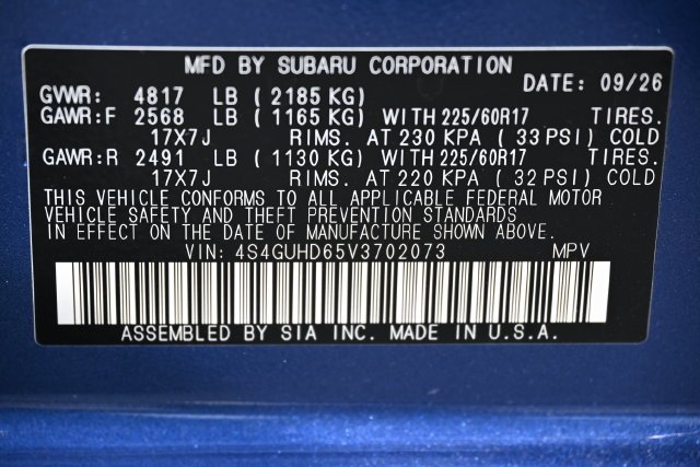 New 2027 Dbp Subaru Premium image 20