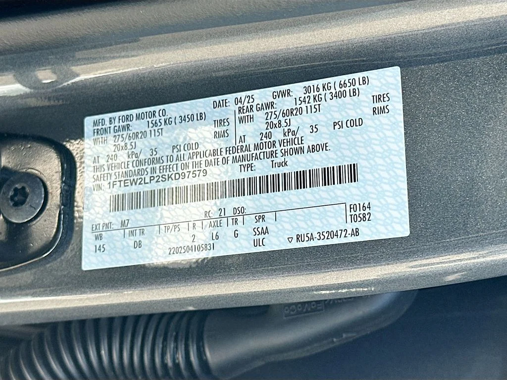 Used 2025 Gray Ford STX image 29
