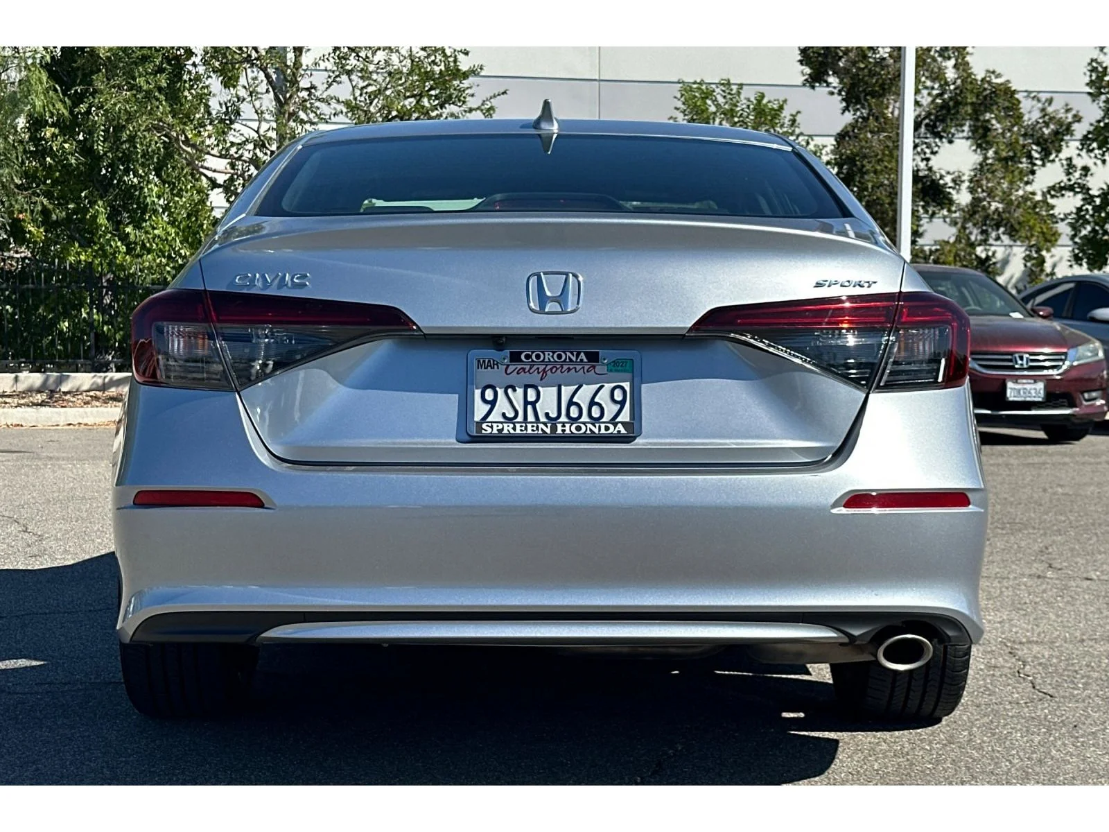 Used 2025 Solar Silver Metallic Honda Sport image 4