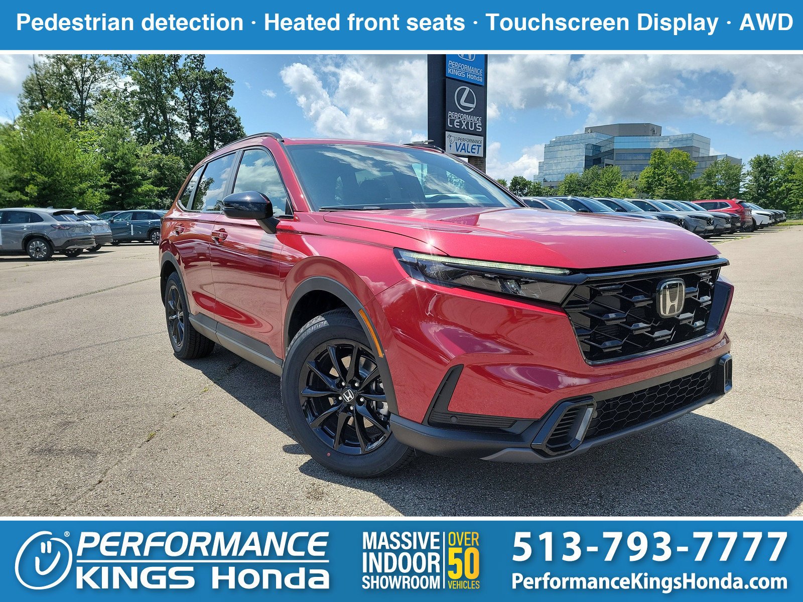 New 2026 Radiant Red Metallic Honda Sport-L image 1