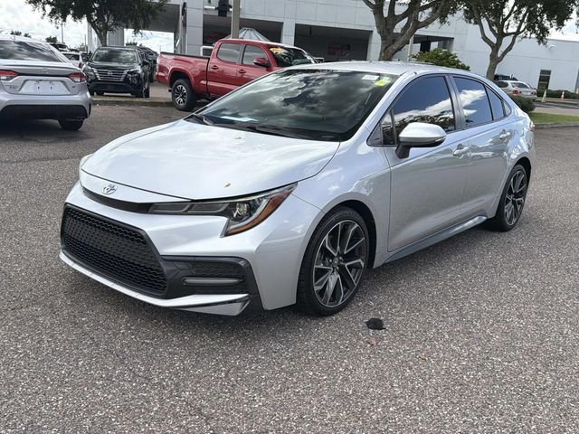 Used 2020 Silver Toyota SE image 8