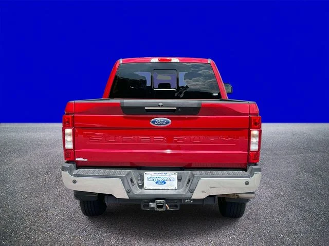 Certified Used 2022 Red Metallic Ford Lariat image 4