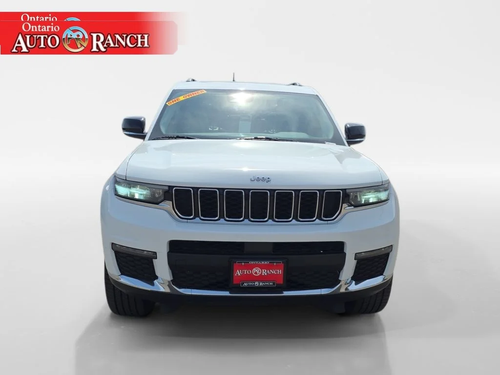 Used 2021 Bright White Clearcoat Jeep Limited image 8