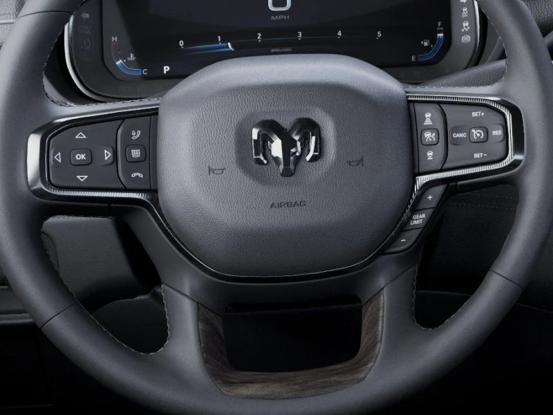 New 2026 Forged Blue Metallic Exterior Paint RAM Limited Longhorn image 19