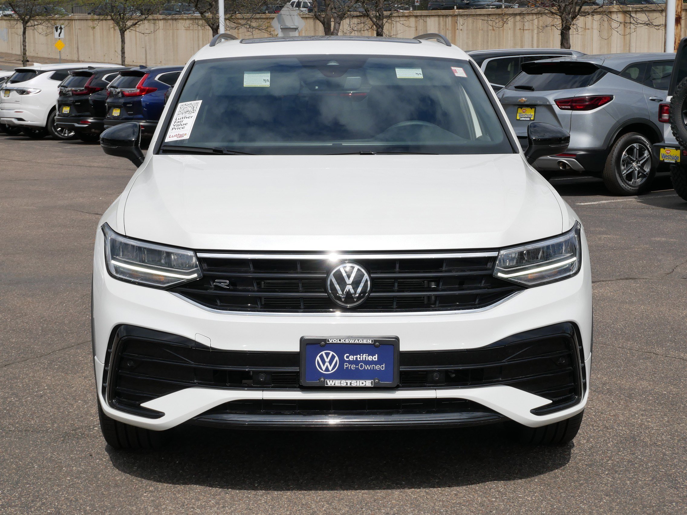 Certified 2024 Volkswagen Tiguan SE R-LINE BLACK with VIN 3VV8B7AX8RM060461 for sale in Saint Louis Park, Minnesota