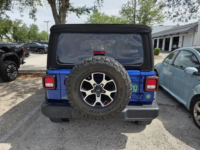 Certified Used 2020 Blue Jeep Unlimited Sport S image 6