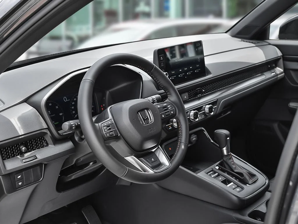 New 2026 Meteoroid Gray Metallic Honda EX-L HYBRID Comfort and efficiency — beautifully c image 12