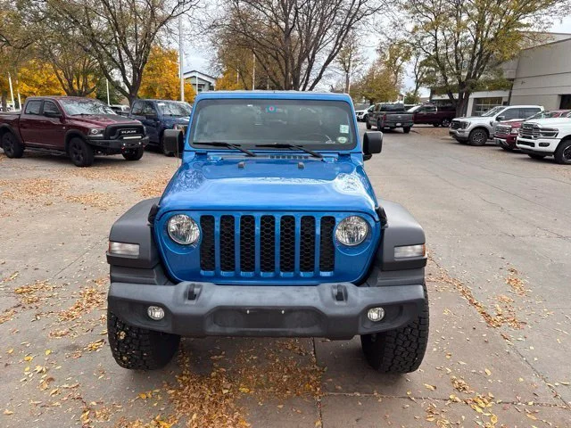 Certified Used 2020 Hydro Blue Pearlcoat Jeep Sport S image 3