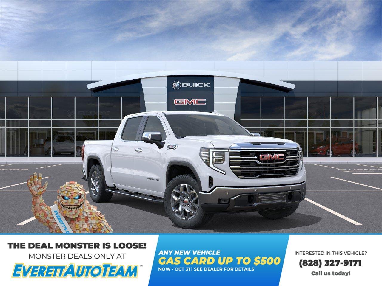 New 2026 Summit White GMC SLT image 1