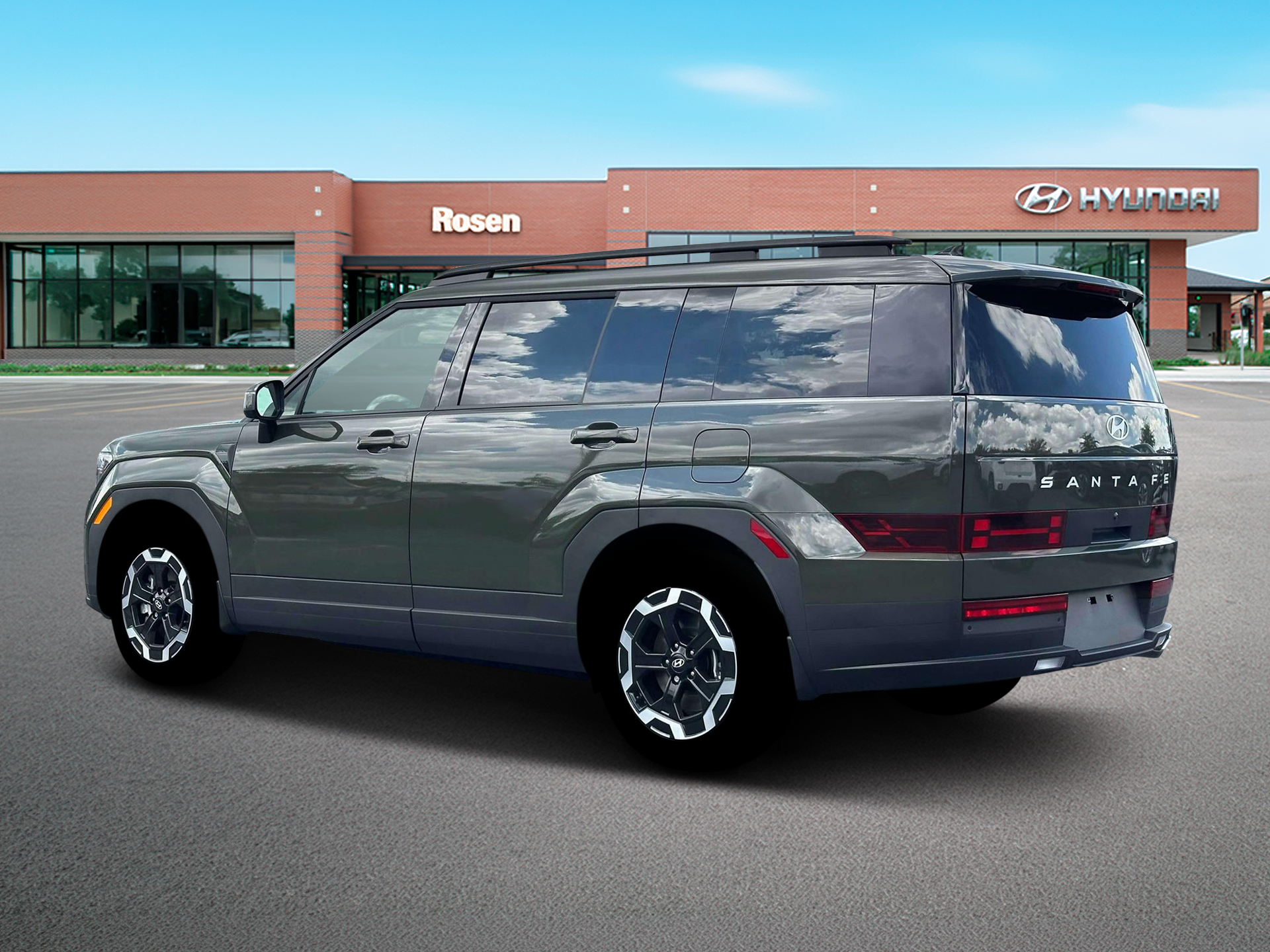 New 2026 Green Hyundai SEL AWD image 4