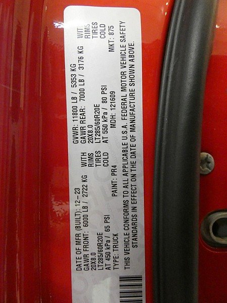 Used 2024 FLAME RED CLEARCO Ram Laramie Crew Cab 6