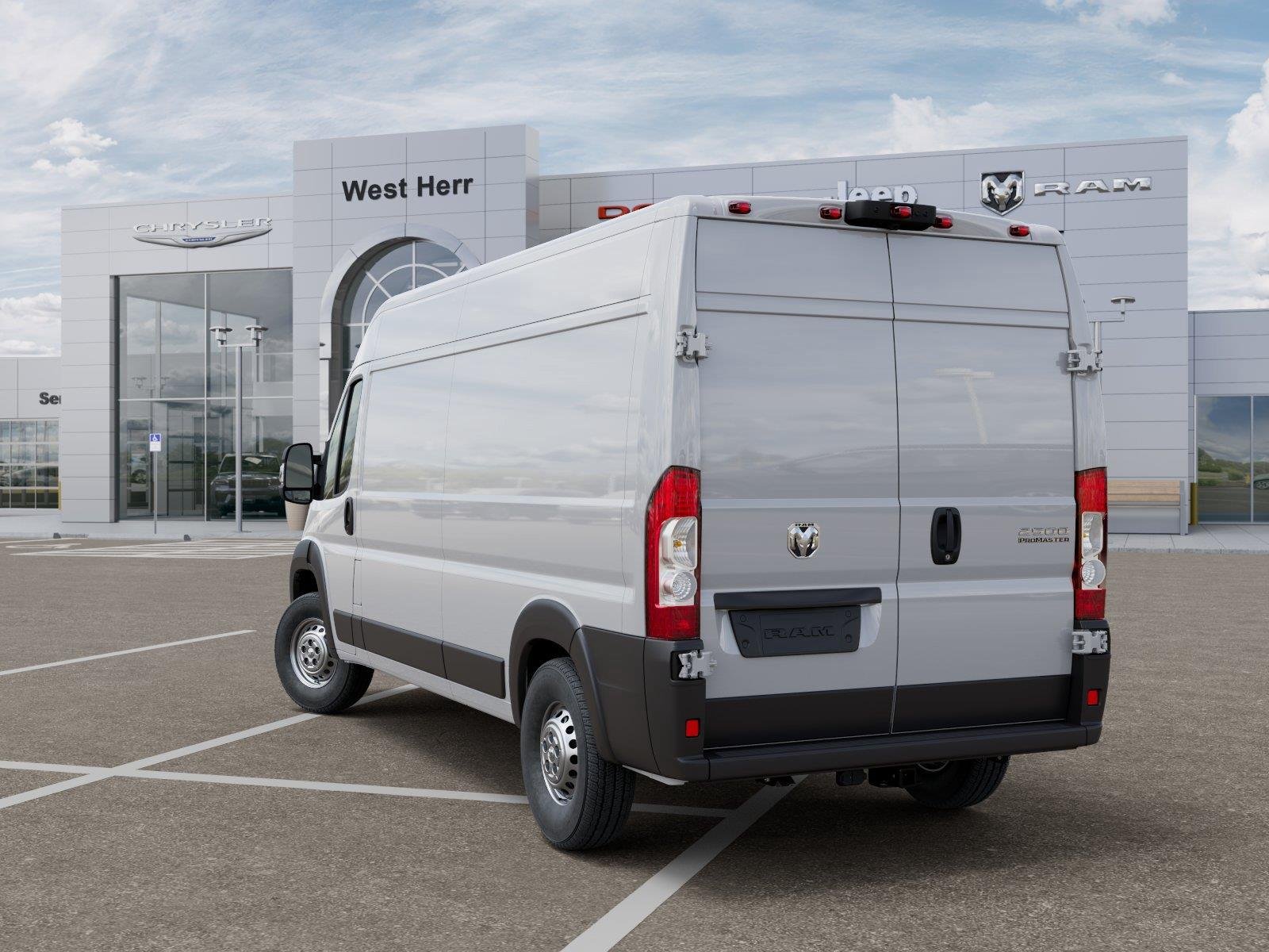 New 2026 Bright White Clear-Coat Exterior Paint RAM Tradesman image 3