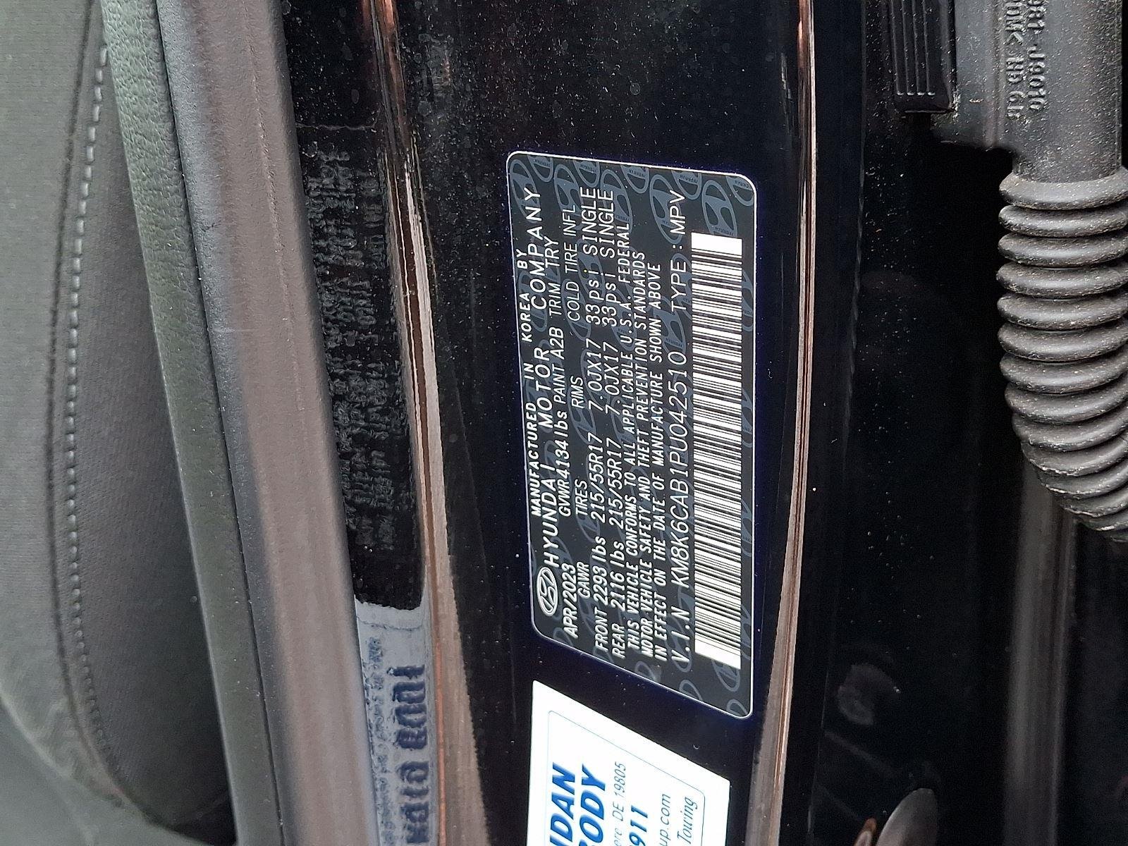 Used 2023 Abyss Black Pearl Hyundai SEL image 27