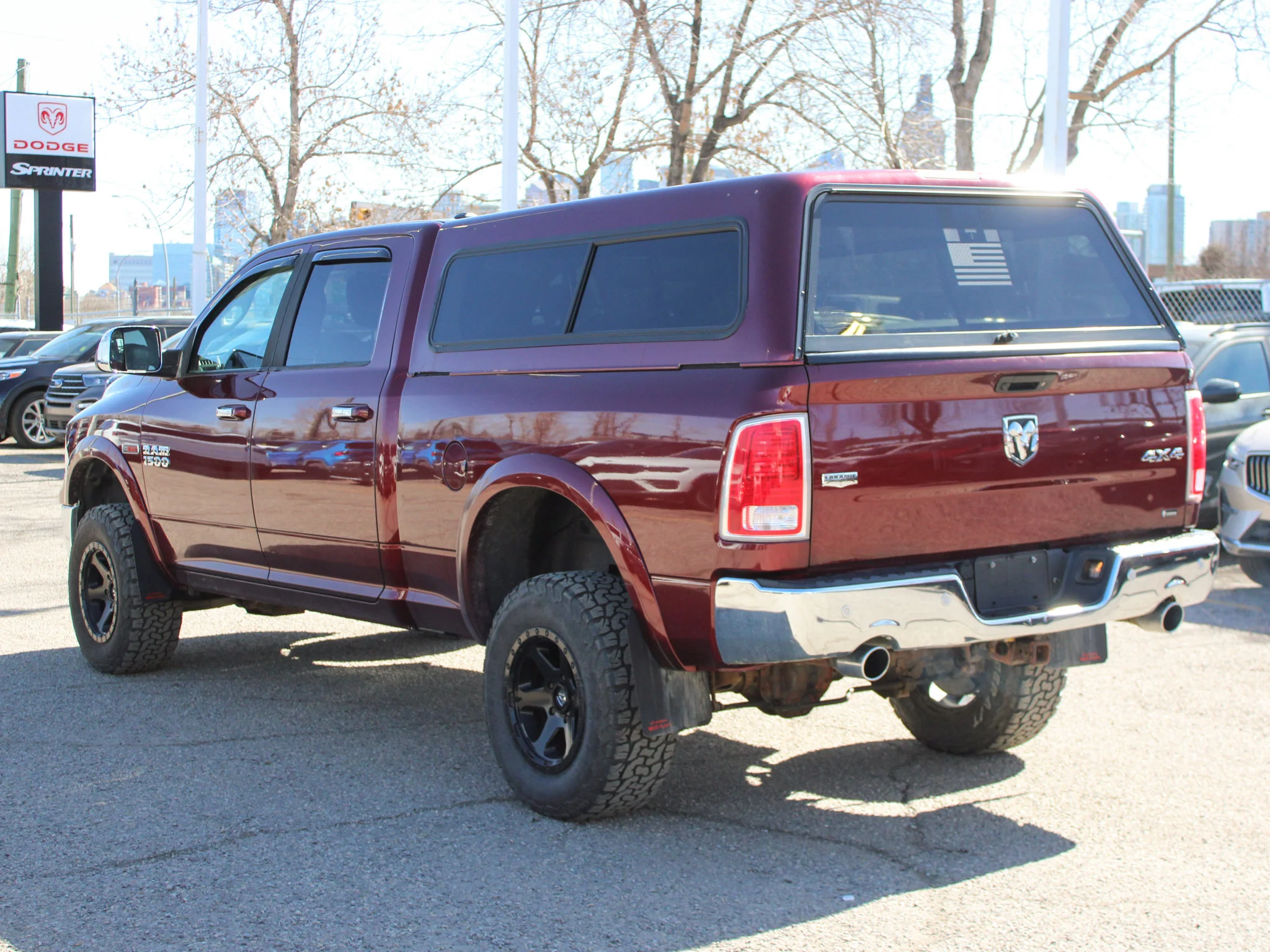 Used 2016 Red RAM Laramie * Mechanic Special | Diesel | Heated/Vented Leather Seats | Canopy | Navigation | Fuel Rims image 11