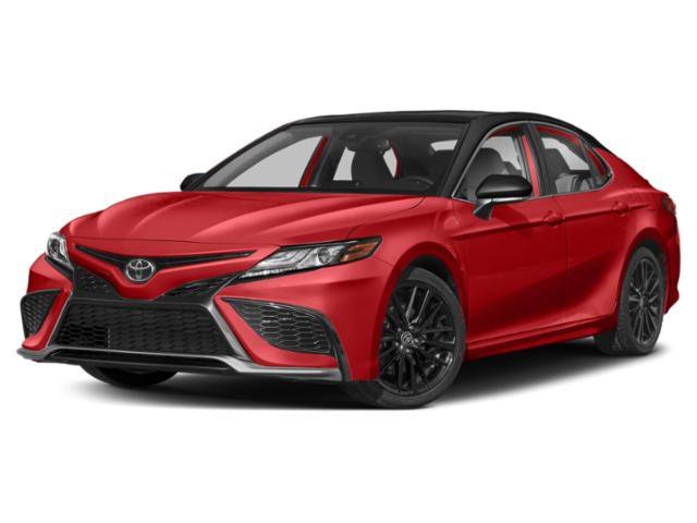 Certified Used 2023 Supersonic Red/Midnight Black Metallic Toyota XSE image 1