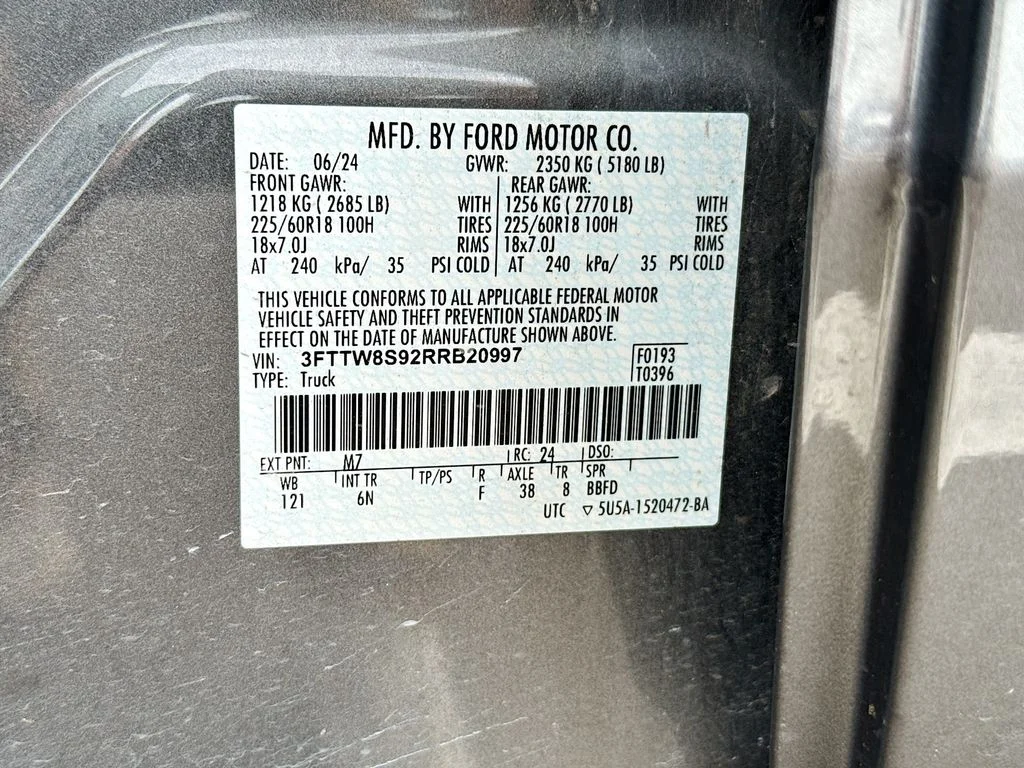 Used 2024 Gray Ford Lariat image 6
