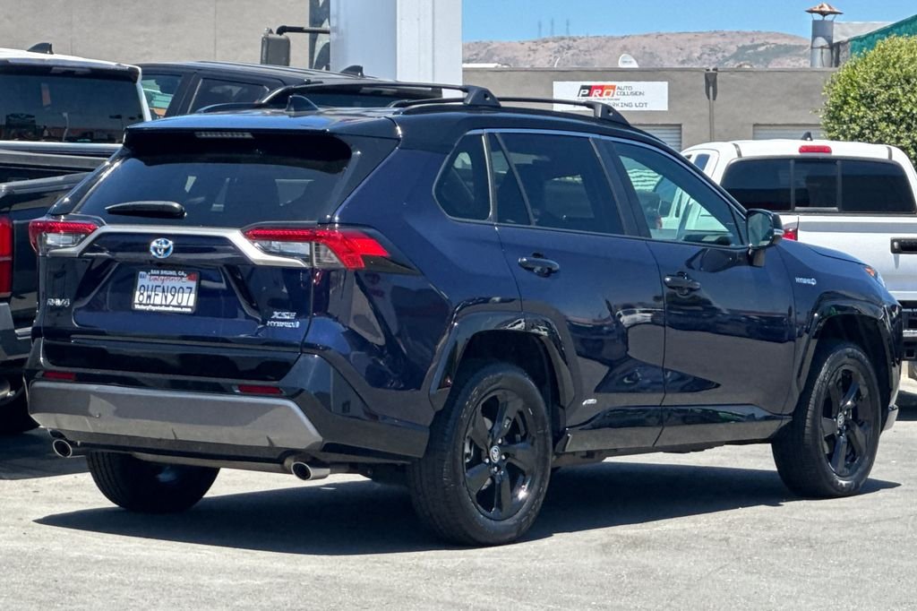 Certified Used 2021 Blue Toyota XSE image 4