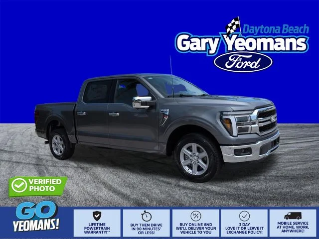 New 2026 Carbonized Gray Metallic Ford Lariat® image 1