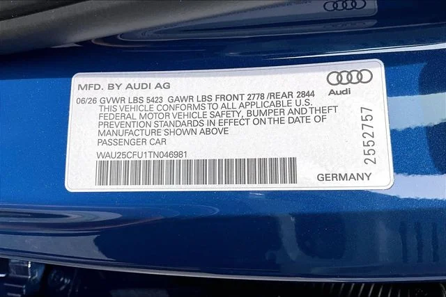 New 2026 Blue Audi  image 13