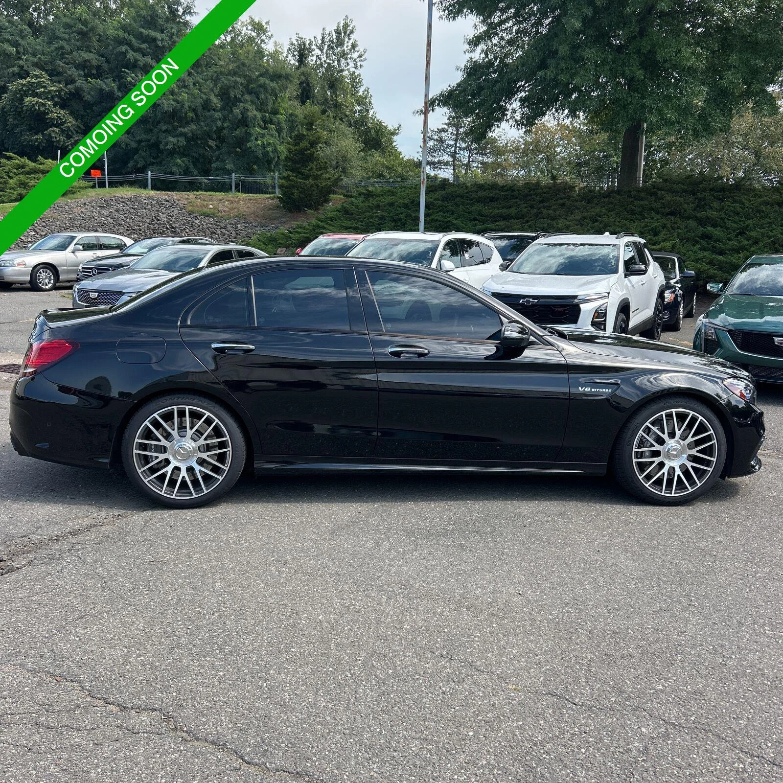 Certified Used 2021 Black Mercedes-Benz AMG® C 63 image 1