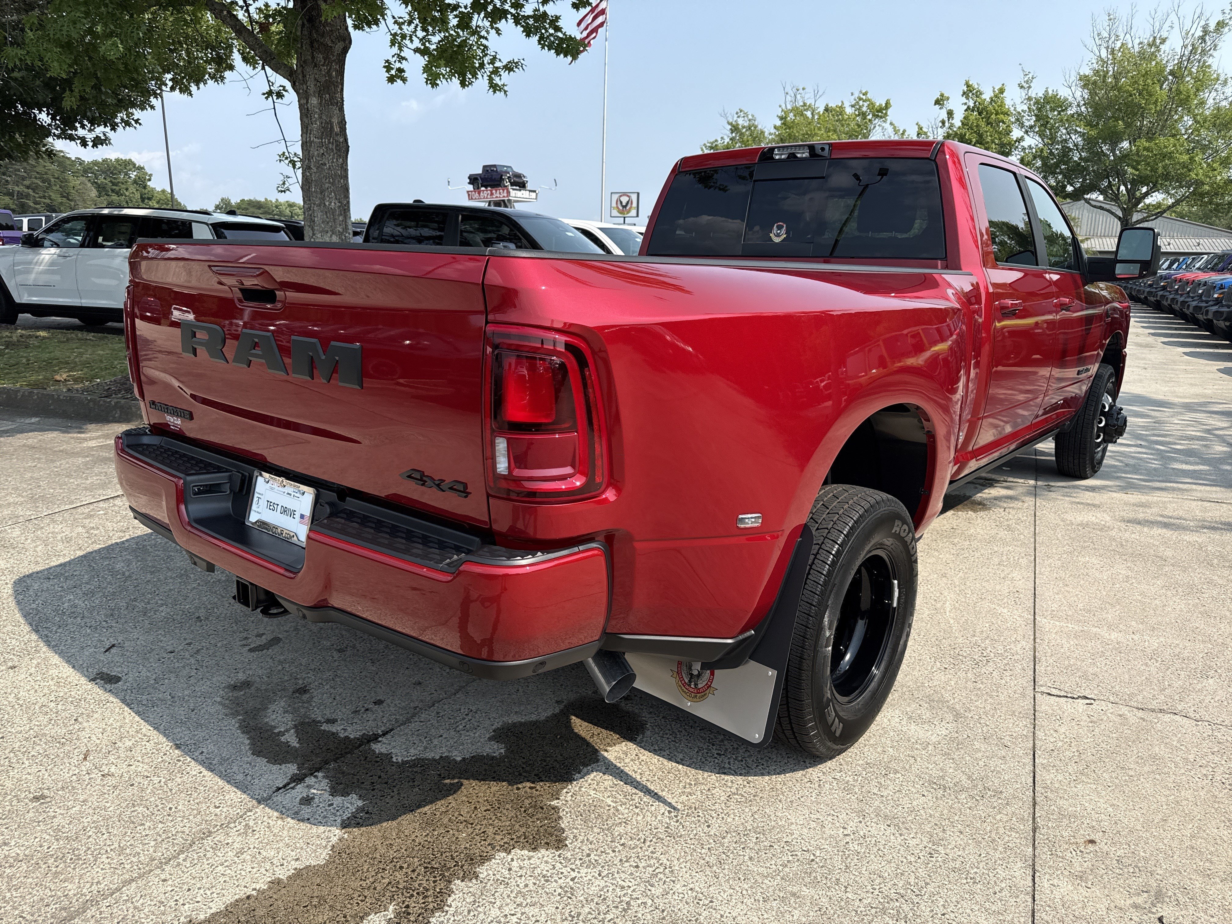 New 2026 Molten Red Pearlcoat RAM Laramie image 7