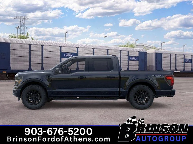 New 2026 Agate Black Metallic Ford XLT image 3
