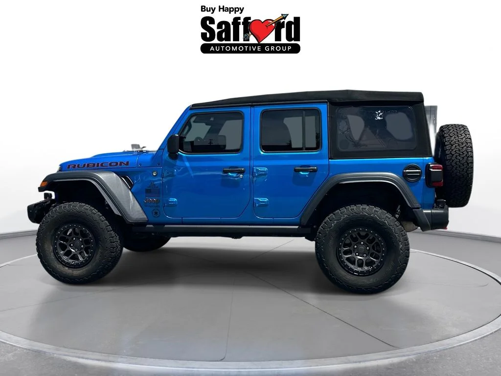 Used 2022 Blue Jeep Unlimited Rubicon image 4