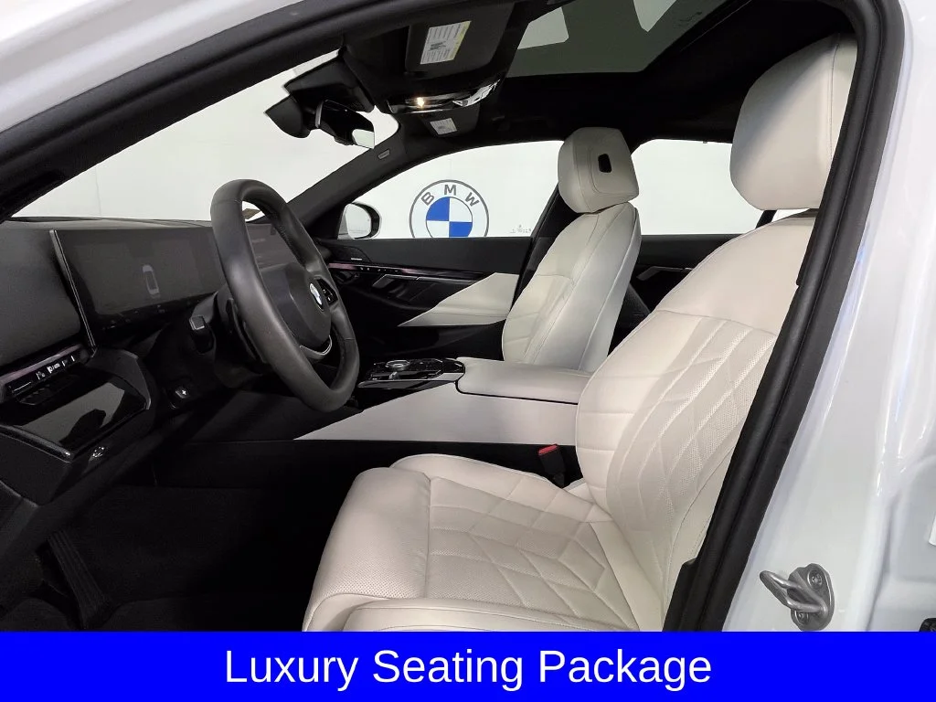 Certified Used 2024 White Metallic BMW 540i xDrive image 4