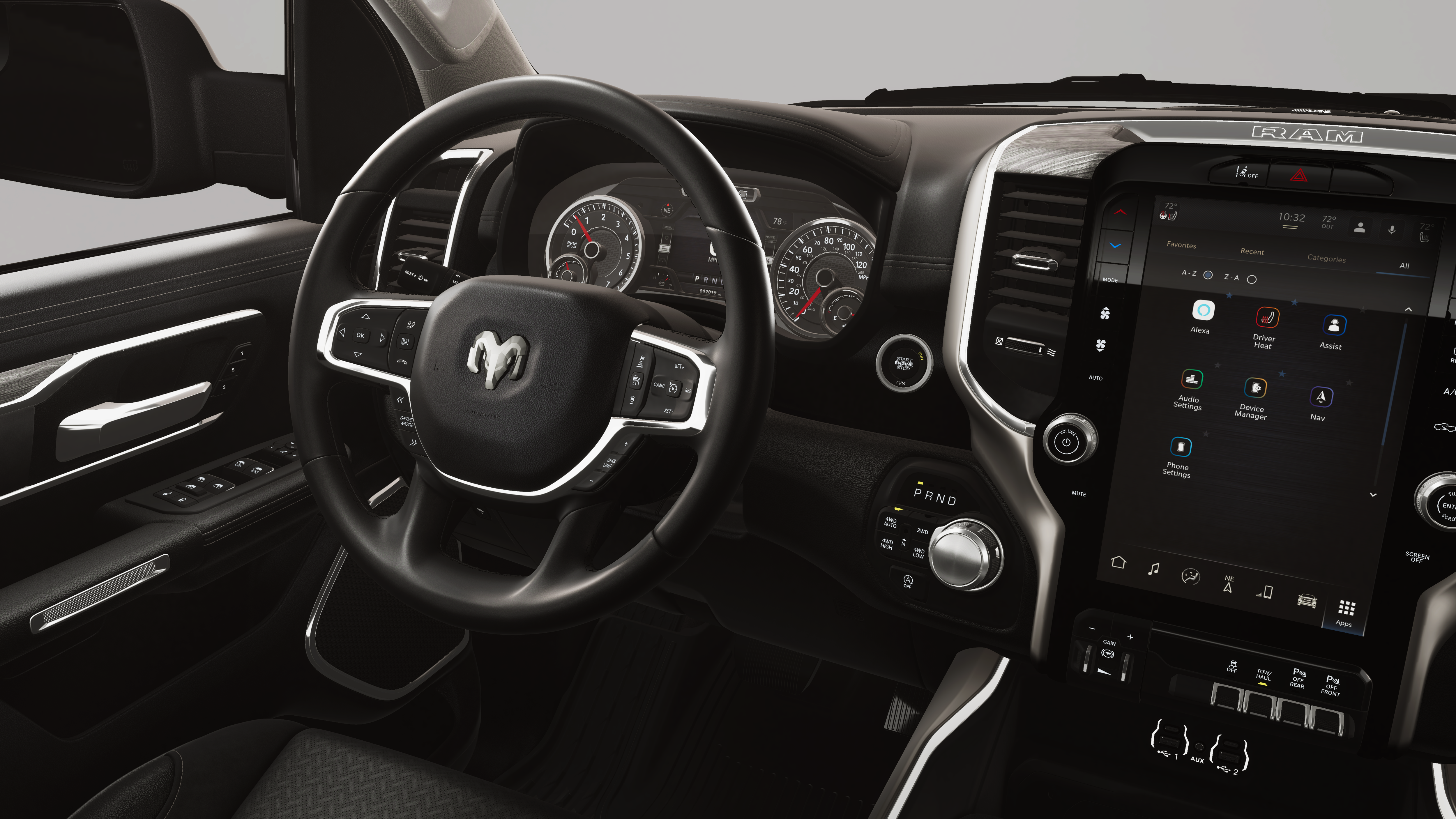 New 2026 Bright White Clear-Coat Exterior Paint RAM LARAMIE image 9