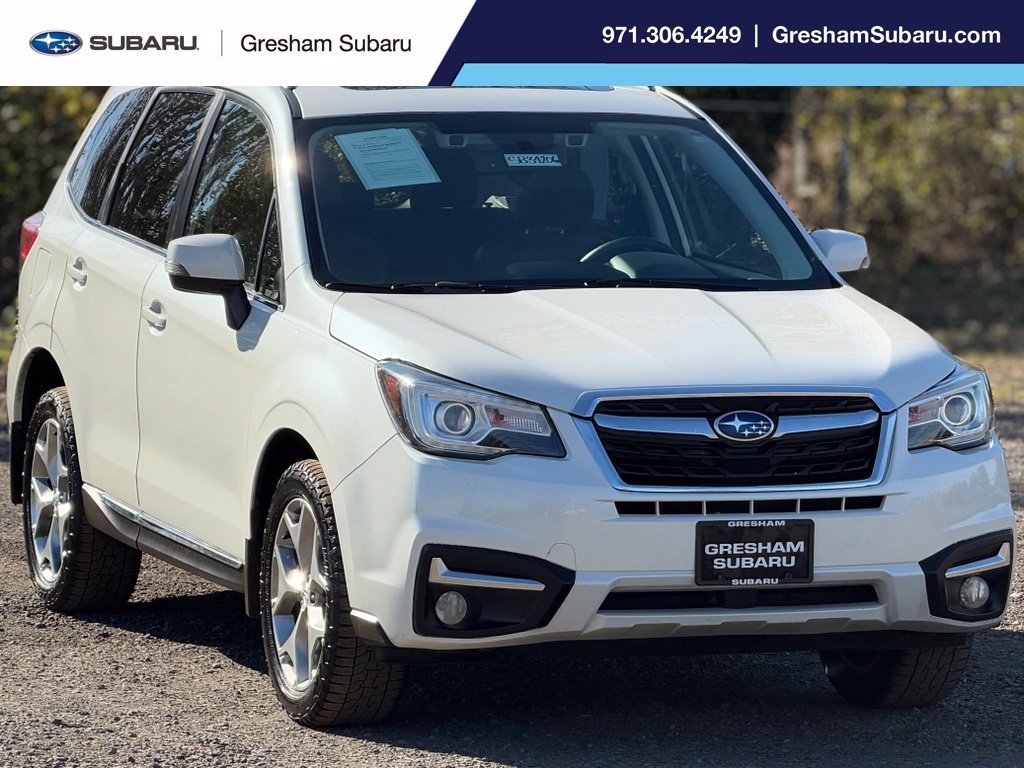 Used 2018 Crystal White Pearl Subaru 2.5i Touring image 1