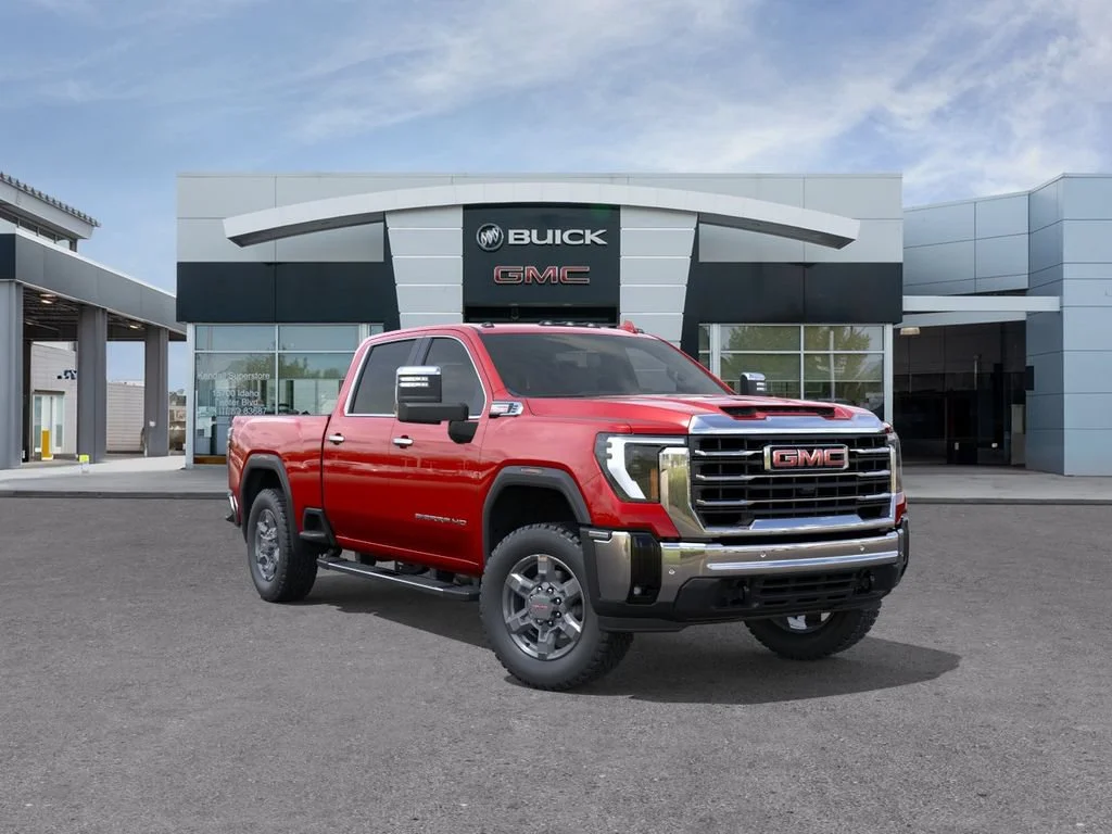 New 2026 Volcanic Red Tintcoat GMC SLT image 1