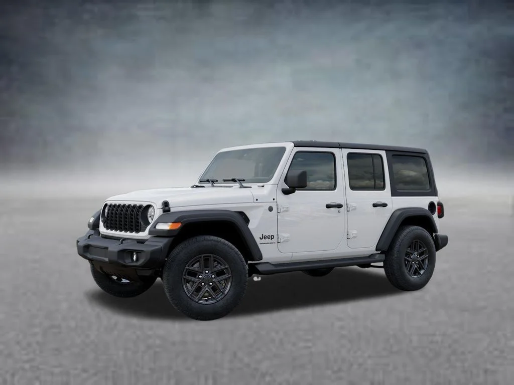 New 2026 Bright White Clear-Coat Exterior Paint Jeep Sport S image 2