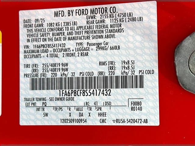 New 2025 Race Red Ford GT Premium image 19