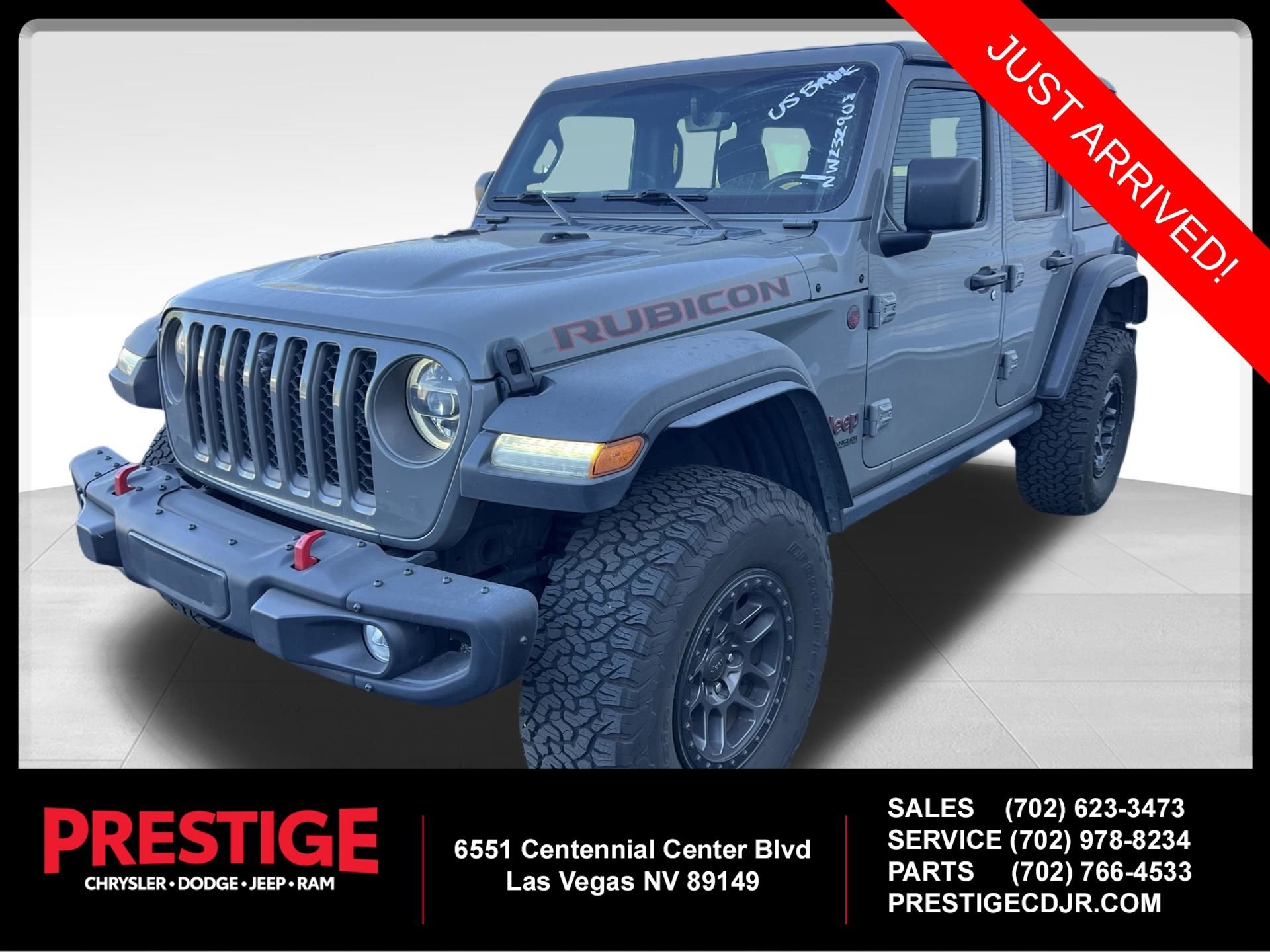Used 2022 Gray Jeep Unlimited Rubicon image 1