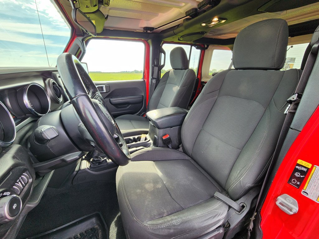 Used 2021 Firecracker Red Clearcoat Jeep Unlimited Willys image 4